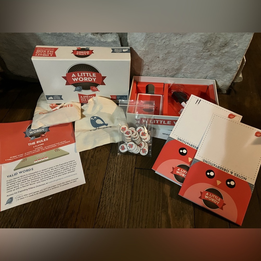 A Little Wordy Game - Red & White Box Set